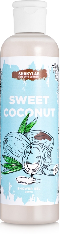 Гель для душа "Sweet Coconut" - SHAKYLAB Natural Shower & Bath Gel