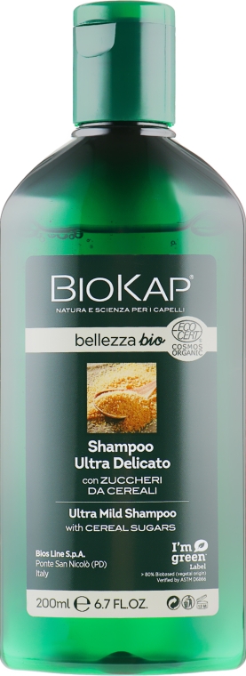 Ультрамягкий шампунь - BiosLine BioKap Ultra Mild Shampoo — фото N2