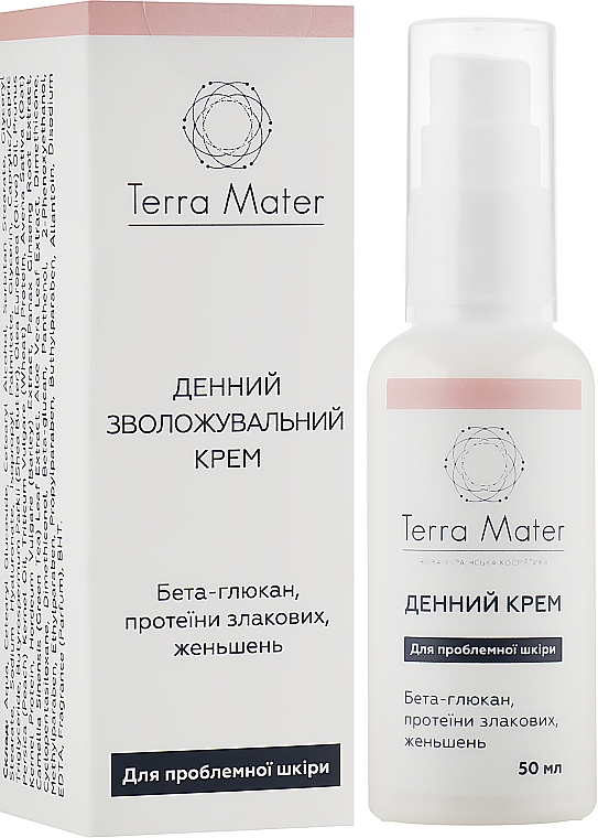 Дневной увлажняющий крем для лица - Terra Mater Moisturizing Face Cream — фото N2