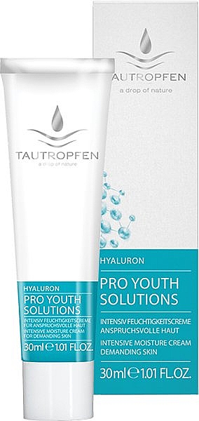 Інтенсивний зволожувальний крем для обличчя - Tautropfen Hyaluron Pro Youth Solutions — фото N1