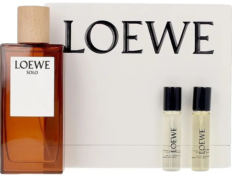 Loewe Solo Loewe + 7 Anonimo - Набір (edt/100ml + edt/10ml + edp/10ml) — фото N1