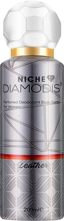 Нішевий дезодорант для тіла - Niche Diamodis Leather Perfumed Deodorant Body Spray — фото N1