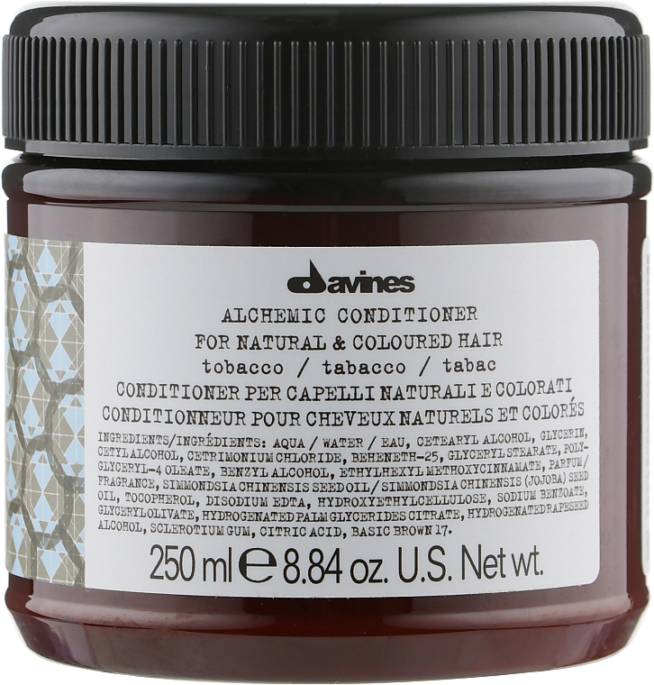 Кондиционер для натуральных и окрашенных волос (табак) - Davines Alchemic Conditioner