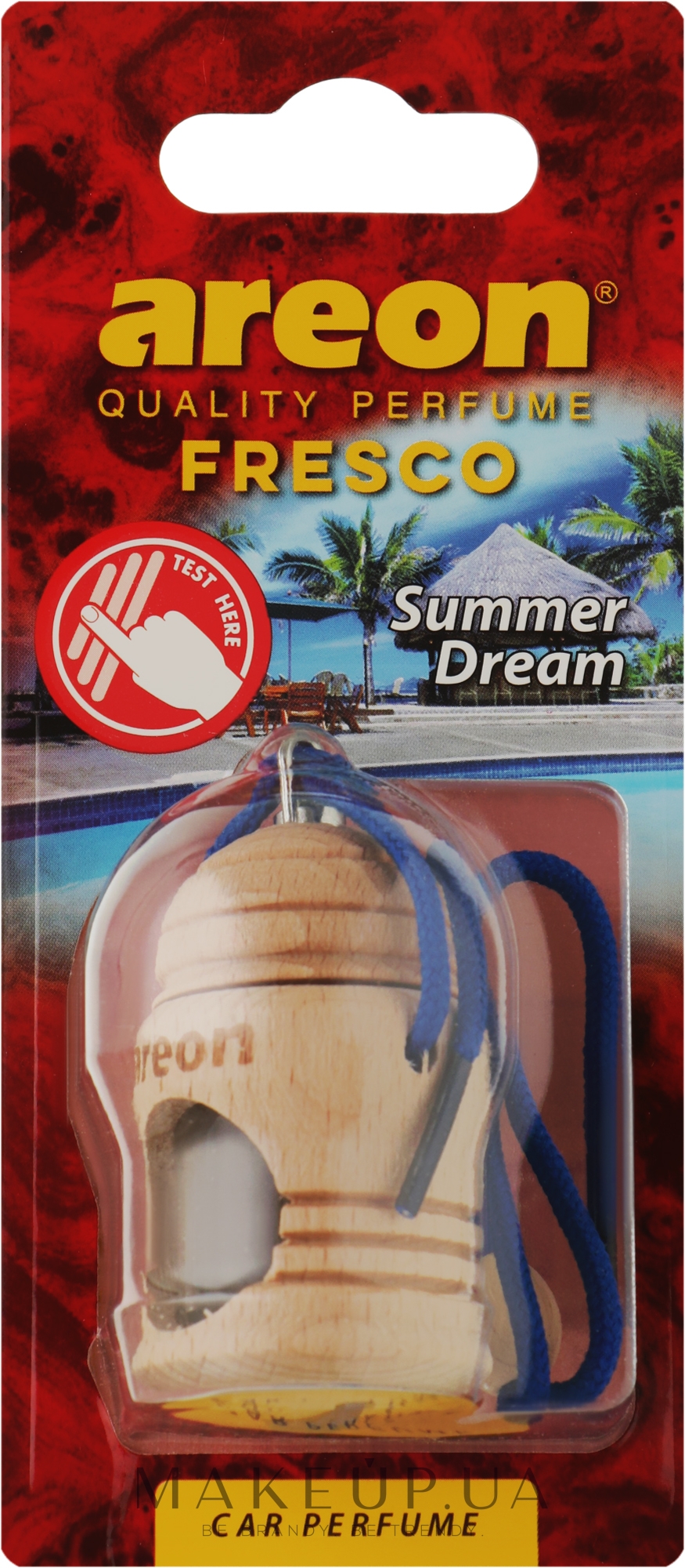 Ароматизатор для авто "Летняя мечта" - Areon Fresco Summer Dream — фото 4ml