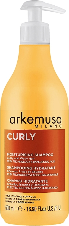 Зволожуючий шампунь для кучерявого та хвилястого волосся - Arkemusa Curly Shampoo — фото N1
