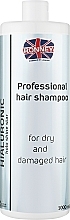 Зволожувальний шампунь з гіалуроновою кислотою для сухого та пошкодженого волосся - Ronney Professional Holo Shine Star Hialuronic Shampoo — фото N1