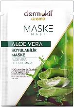 Маска-плівка для обличчя - Dermokil Aloe Vera Peel Off Mask (саше) — фото N1