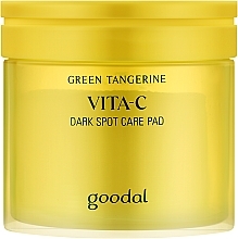 Духи, Парфюмерия, косметика Тонер-пэды с витамином С - Goodal Green Tangerine VITA-C Dark Spot Care Pad