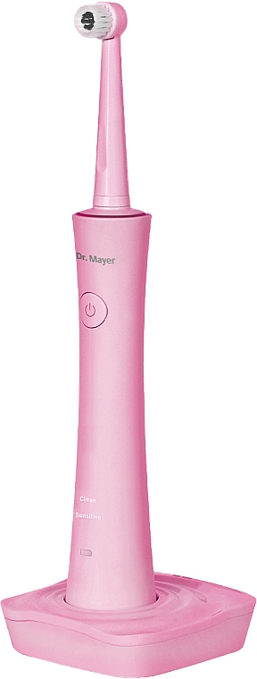 Электрическая зубная щетка GTS1050, розовая - Dr. Mayer Rechargeable Electric Toothbrush — фото N1