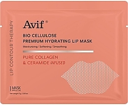 Духи, Парфюмерия, косметика Биоцеллюлозная маска для губ - Avif Bio Cellulose Premium Hydrating Lip Mask