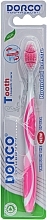 Зубна щітка з гнучкою головкою, рожева - Dorco — фото N1