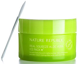 Духи, Парфюмерия, косметика Маска для лица охлаждающая - Nature Republic Real Squeeze Aloe Vera Ice Pack