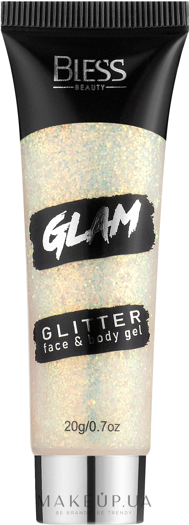 Глітер для обличчя й тіла - Bless Beauty Glam Glitter Face & Body Gel — фото 02