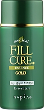 Эссенция для стимуляции роста и борьбы с выпадением волос - Napla Medicinal Fillcure Essence Gold — фото N4
