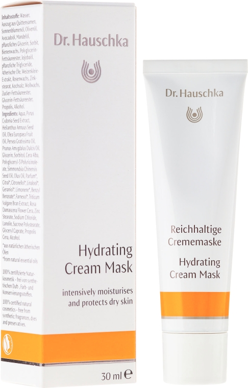Зволожувальна кремова маска  - Dr. Hauschka Hydrating Cream Mask — фото N1