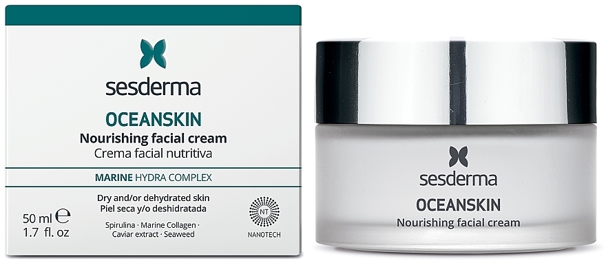 Питательный крем для лица - Sesderma Laboratories Oceanskin Nourishing Facial Cream — фото N1