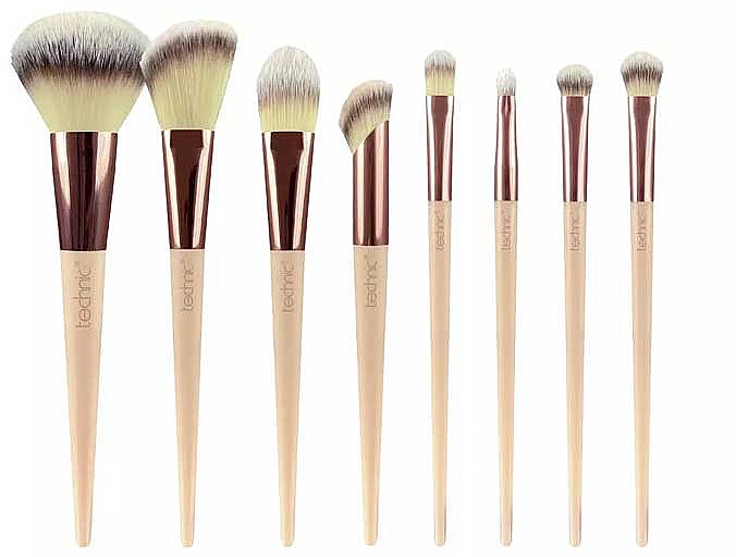 Набір пензлів для макіяжу, 8 шт. - Technic Cosmetics Makeup Brush Set — фото N2