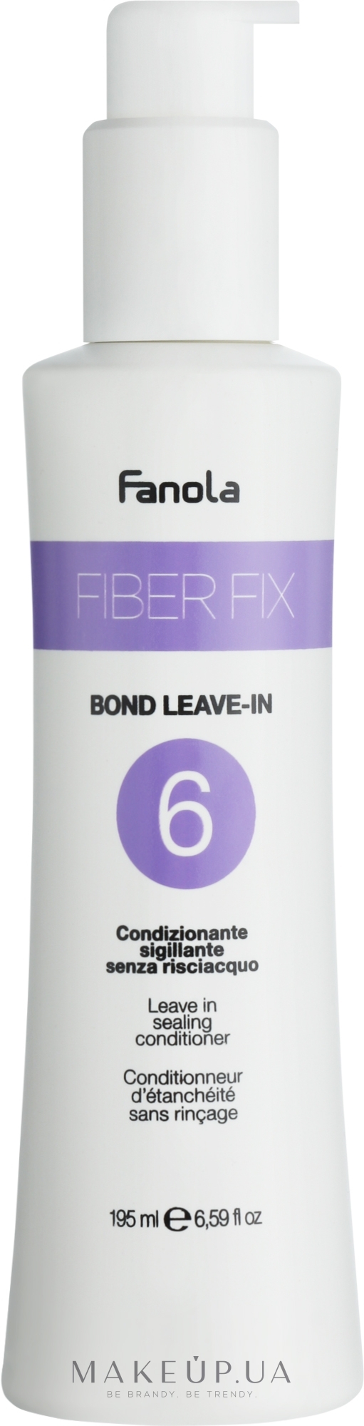 Несмываемый кондиционер для волос - Fanola Fiber Fix Bond 6 Leave-in Sealing Conditioner — фото 195ml
