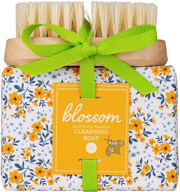 Набір - Accentra Blossom Nail Brush Hand Care Set (soap/100g + brush/1pcs) — фото N1