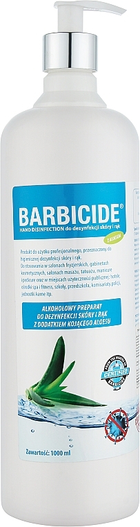 Профессиональное дезинфицирующее средство для кожи и рук - Barbicide Hand Disinfection — фото N2