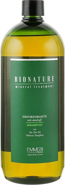 Шампунь против перхоти с маслом чайного дерева - Emmebi Italia BioNature Shampoo Anti-Forfora  — фото N3