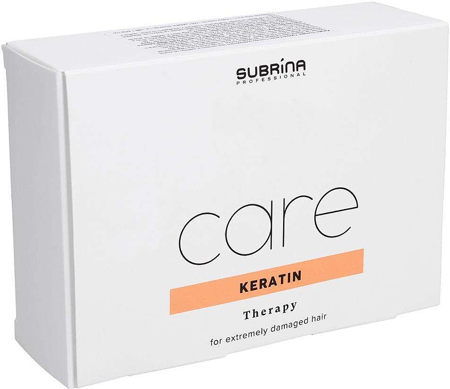 Ампули для дуже пошкодженого волосся - Subrina Care Keratin Therapy — фото N1
