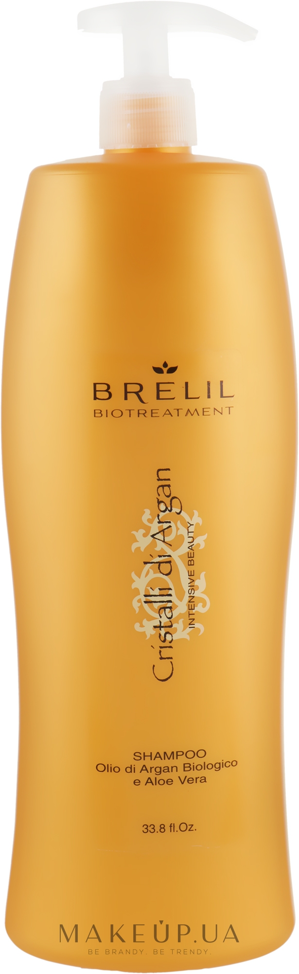 Шампунь увлажняющий с маслом Арганы и Алоэ - Brelil Bio Traitement Cristalli d'Argan Shampoo Intensive Beauty — фото 1000ml