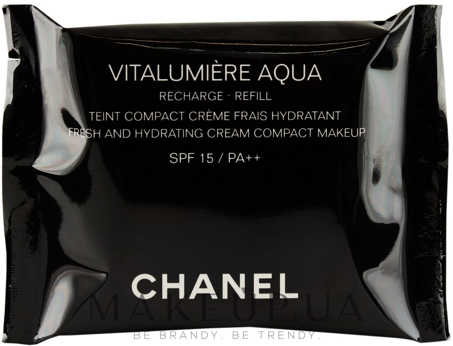 Chanel Vitalumiere Aqua Fresh And Hydrating Cream Compact MakeUp SPF 15