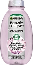 Шампунь для длинных и пористых волос - Garnier Botanic Therapy Rice Water Smoothing Shampoo — фото N1