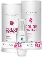 Духи, Парфюмерия, косметика Набор - T-LAB Professional Color Protect Line (smp/250ml + spray/125ml + cond/250ml)