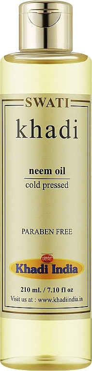 Олія німа - Khadi Swati Ayurvedic Neem Oil — фото N1