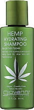 Духи, Парфюмерия, косметика Увлажняющий шампунь с коноплей - Giovanni Hemp Hydrating Shampoo (мини)
