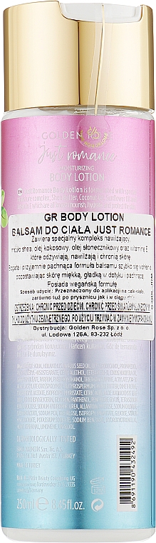 Лосьон для тела "Just Romance" - Golden Rose Just Romance Moisturizing Body Lotion — фото N2