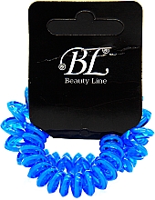 Парфумерія, косметика Набір резинок для волосся, 405004, синя+синя+синя - Beauty Line