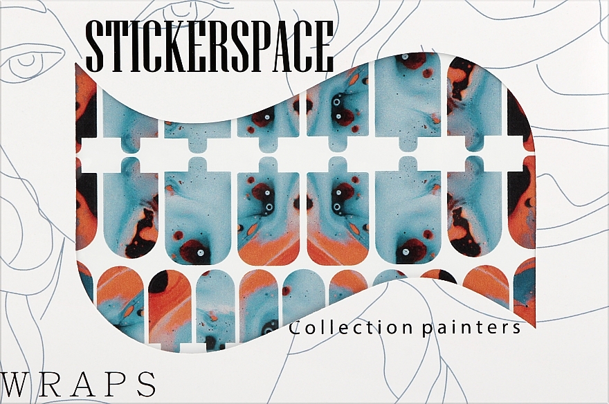 Дизайнерські наклейки для нігтів "Ochere" - StickersSpace — фото N1