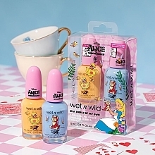 Набор лаков - Wet N Wild Alice in Wonderland in A World Of My Own 2-Piece Nail Polish Set (nail/polish/2x13ml) — фото N6