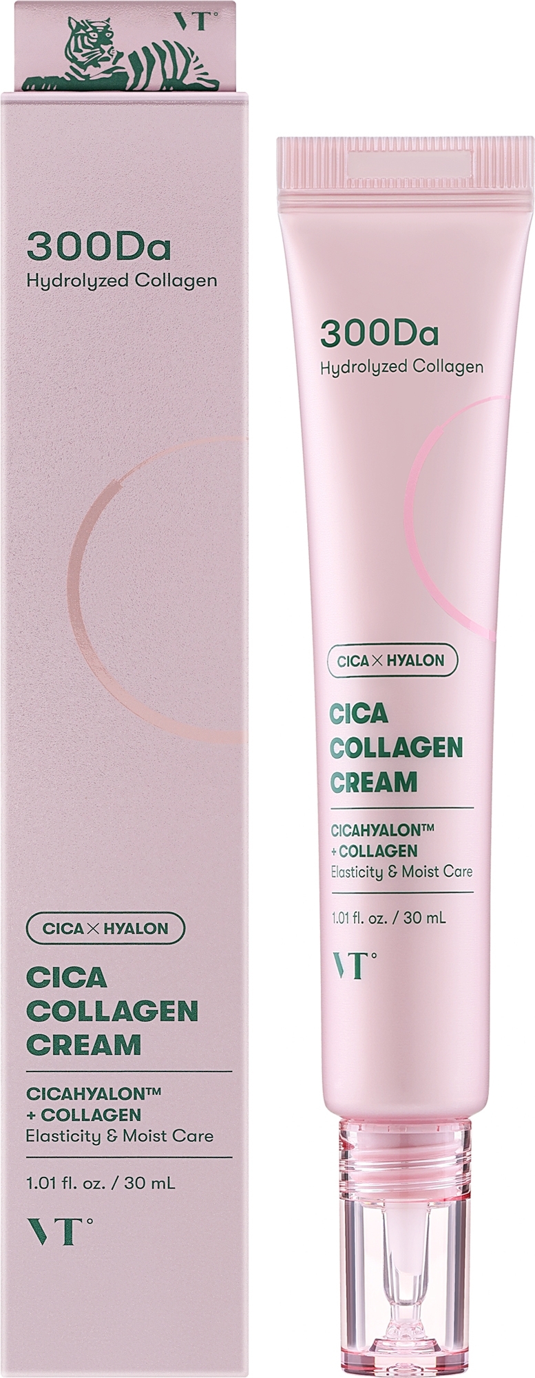 Зміцнювальний крем для обличчя з колагеном - VT Cosmetics Cica Collagen Cream — фото 30ml