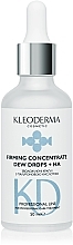 Парфумерія, косметика Краплі з гіалуроновою кислотою для обличчя - KleoDerma Firming Concentrate Dew Drops