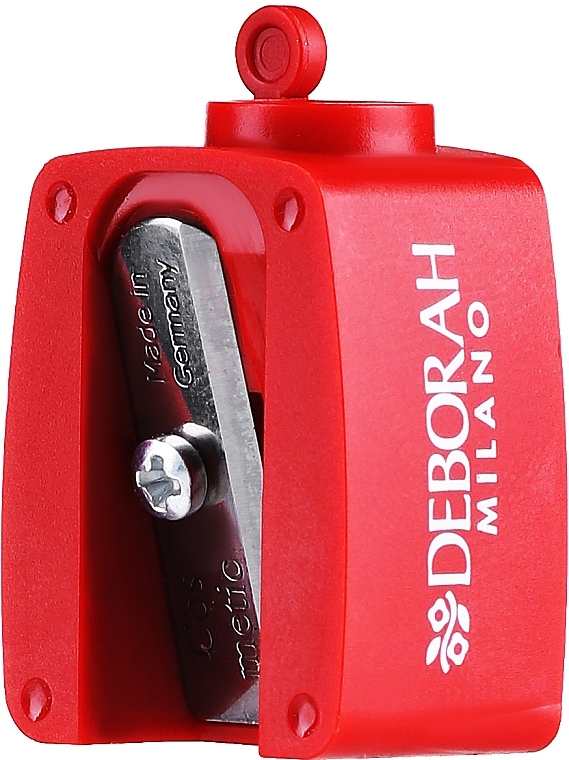 Точилка для карандашей, бордовая - Deborah Cosmetic Pencil Sharpener — фото N1