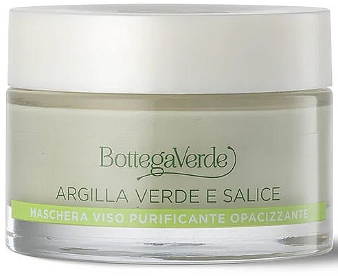 Очищающая матирующая глиняная маска для лица - Bottega Verde Purifying Mattifying Face Clay Mask — фото N1