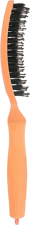 Щітка для волосся комбінована, помаранчева - Olivia Garden Fingerbrush Combo Nineties Juicy Orange — фото N2