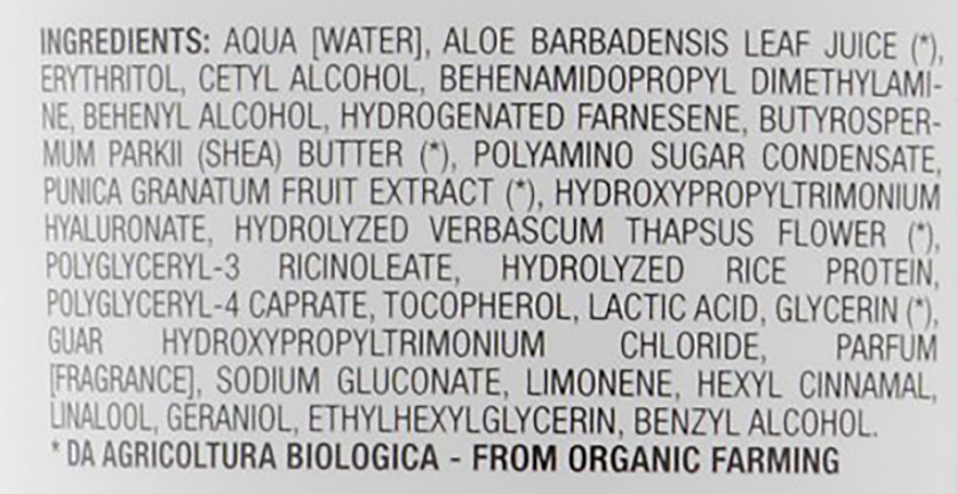 Органічний зволожувальний кондиціонер з гіалуроновою кислотою - Athena's L'Erboristica Trico Bio Balsamo Idratante Con Acido Jaluronico "Luce Sublime" — фото N3