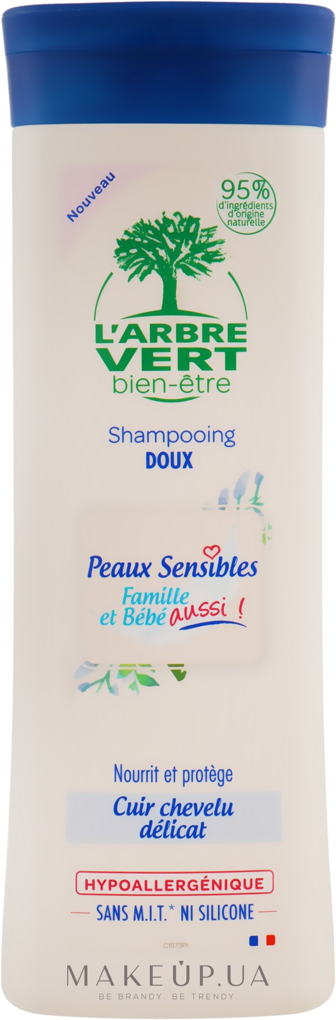 Шампунь для всей семьи - L'Arbre Vert Sensitive Shampoo — фото 250ml