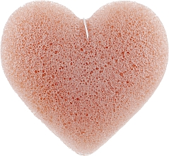Спонж - The Konjac Sponge Company Premium Heart Puff with French Pink Clay — фото N1