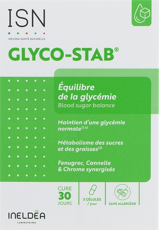 Комплекс "GLYCO-STAB" для гликемического баланса - Ineldea Sante Naturelle — фото N1