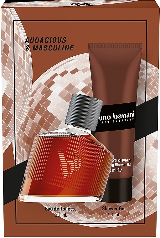 Bruno Banani Magnetic Man - Набор (edt/30ml + sh/gel/50ml) — фото N4