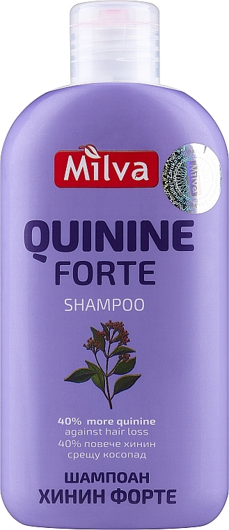 Інтенсивний шампунь проти випадання волосся - Milva Quinine Forte Shampoo — фото N1