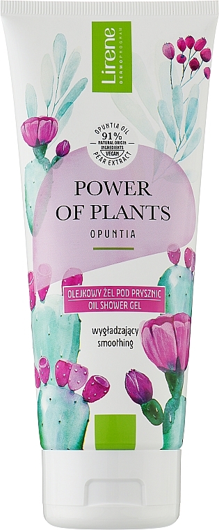 Розгладжувальний гель для душу - Lirene Power Of Plants Opuncja Shower Gel