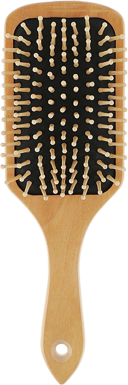 Щетка массажная с деревянной ручкой и деревянными зубцами - Vero Professional — фото N1