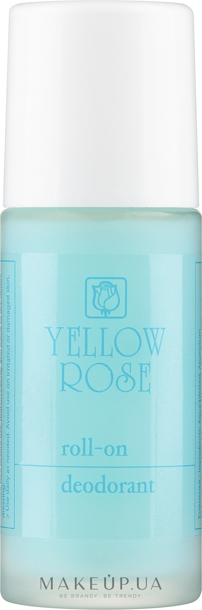 Шариковый дезодорант для мужчин - Yellow Rose Deodorant Blue Roll-On — фото 50ml